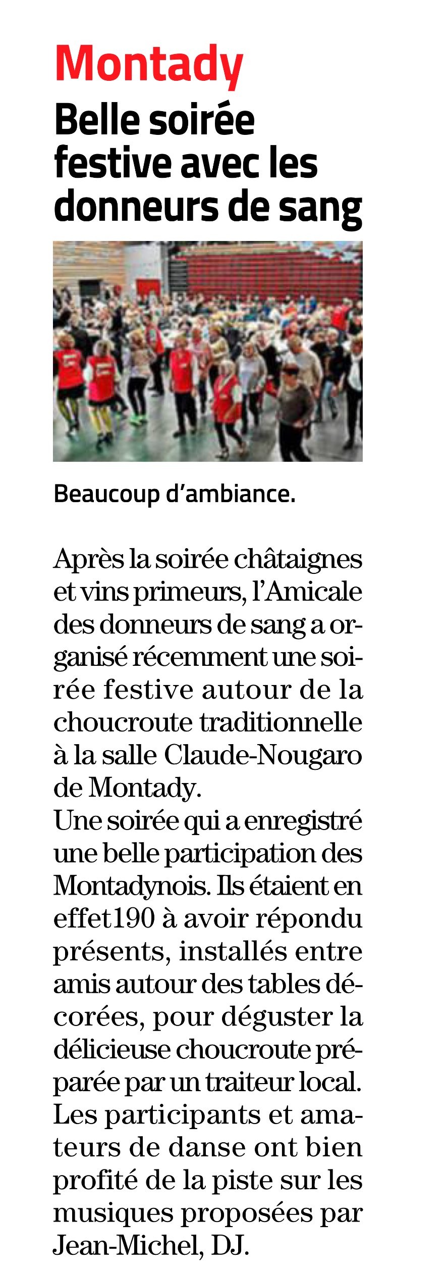 Soiree choucroute adsbm midi libre 27 11 2024