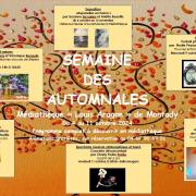 Affiche automnales 2024 mediatheque de montady