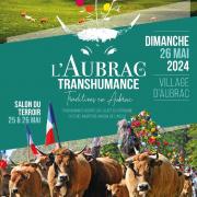 Affiche transhumance en aubrac 2024