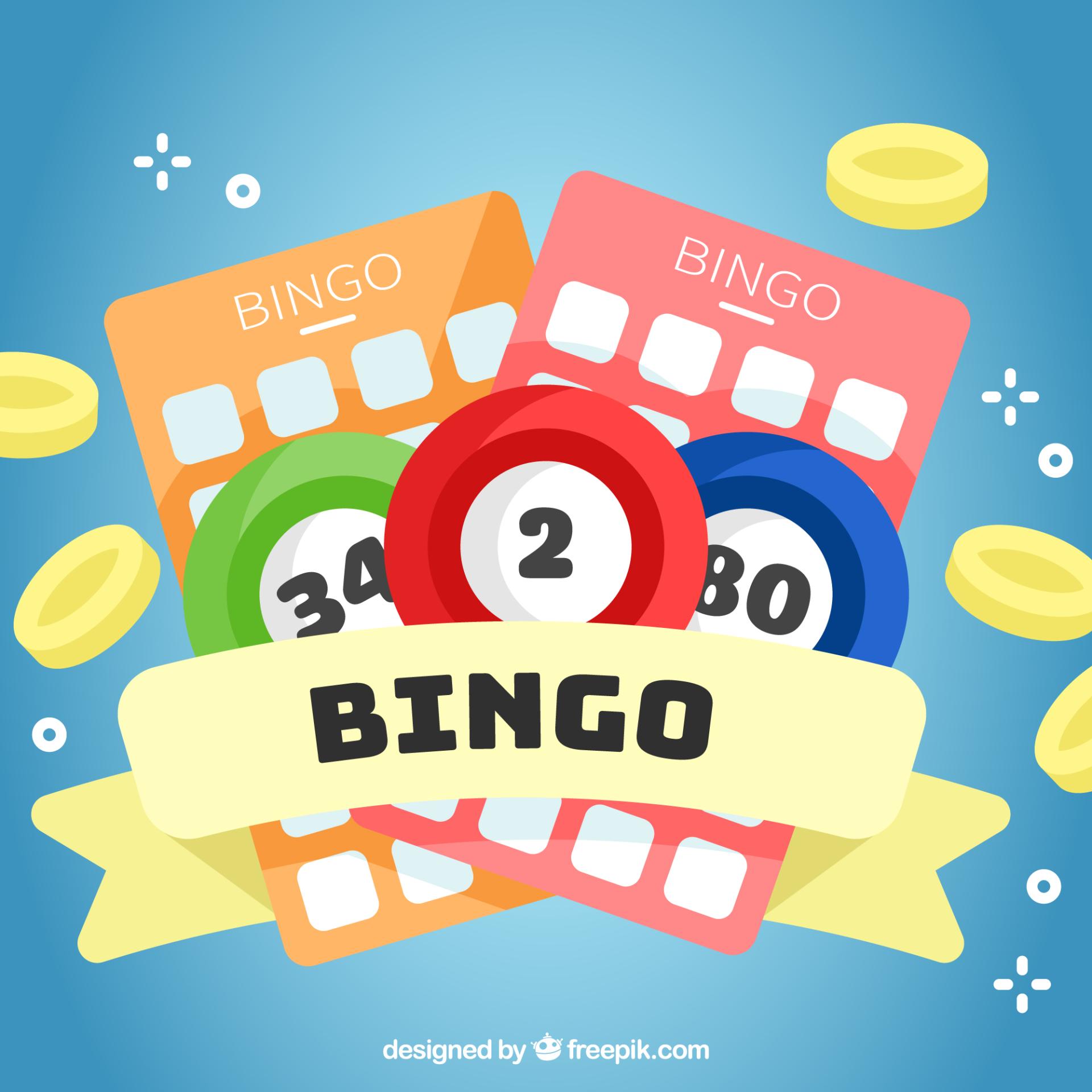 Mot bingo avec grilles et boules loto